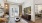 Chic modern living room with elegant decor, featuring a plush sofa, stylish coffee table, and a scenic balcony view through large French doors at Ona Natomas in Sacramento