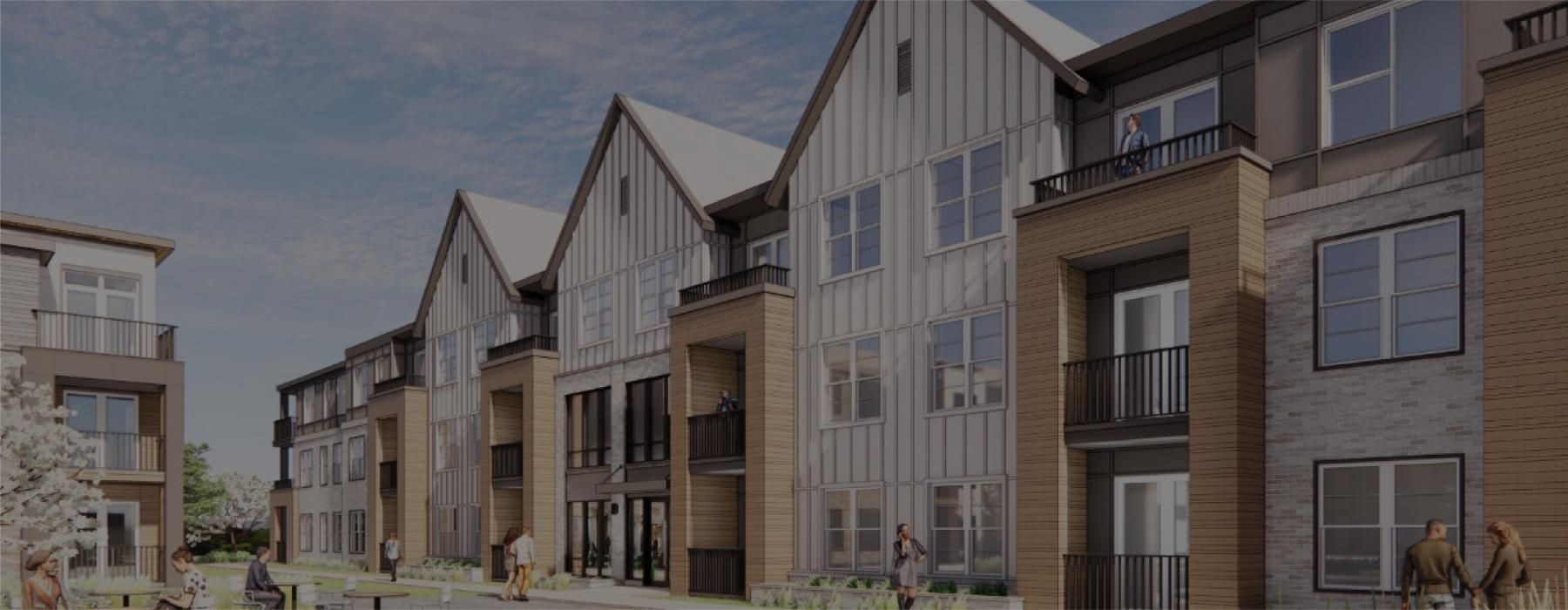 a row of buildings
